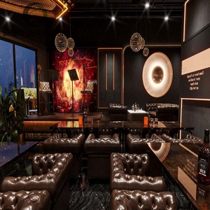 Salon de luxe Bar canapé boîte de nuit meubles Design d'intérieur métal acier bordel bande Club Luxy boîte de nuit meubles - Product Image 2