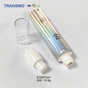 Eco-Friendly Refillable Cosmetic Squeeze Tube Equipped With Metal Applicator Wand For <b>Lip</b> Balm - Product Image 5
