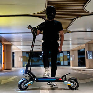 Pour trottinette électrique PRO 800W, pneus larges de 8,5 pouces, vitesse de 50 km/h, capacité de 280 lb, batterie au lithium 48V, NANROBOT LI - Product Image 4