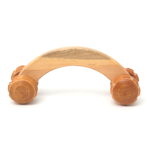 斬新なハンドヘルドローラー、木製バスボディマッサージャー、便利なヘッドマッサージャー、木製マッサージネック - Product Image 4