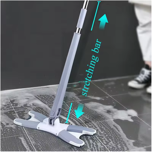 Mopa Plana Tipo X para <span class=keywords><strong>Limpieza</strong></span> de Suelos con Escurridor de Agua y Lavado sin Manos, <span class=keywords><strong>Precio</strong></span> Mayorista de Fábrica - Product Image 5