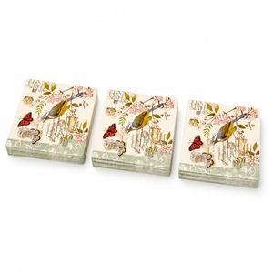 Serviettes de cocktail carrées jetables douces à 4 plis imprimées en pâte de bois vierge, 2 plis, pour fêtes - Product Image 4