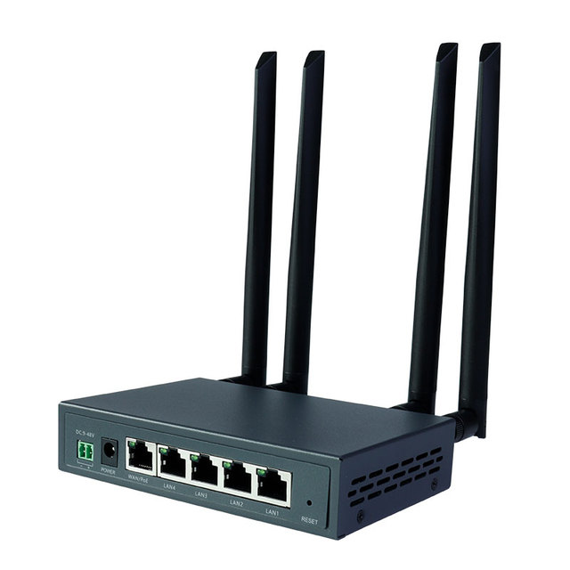 Industrial 4G LTE Modem1200Mbps WIFI Router High Gain 4 Antennas Wireless Router With SIM Card Slot