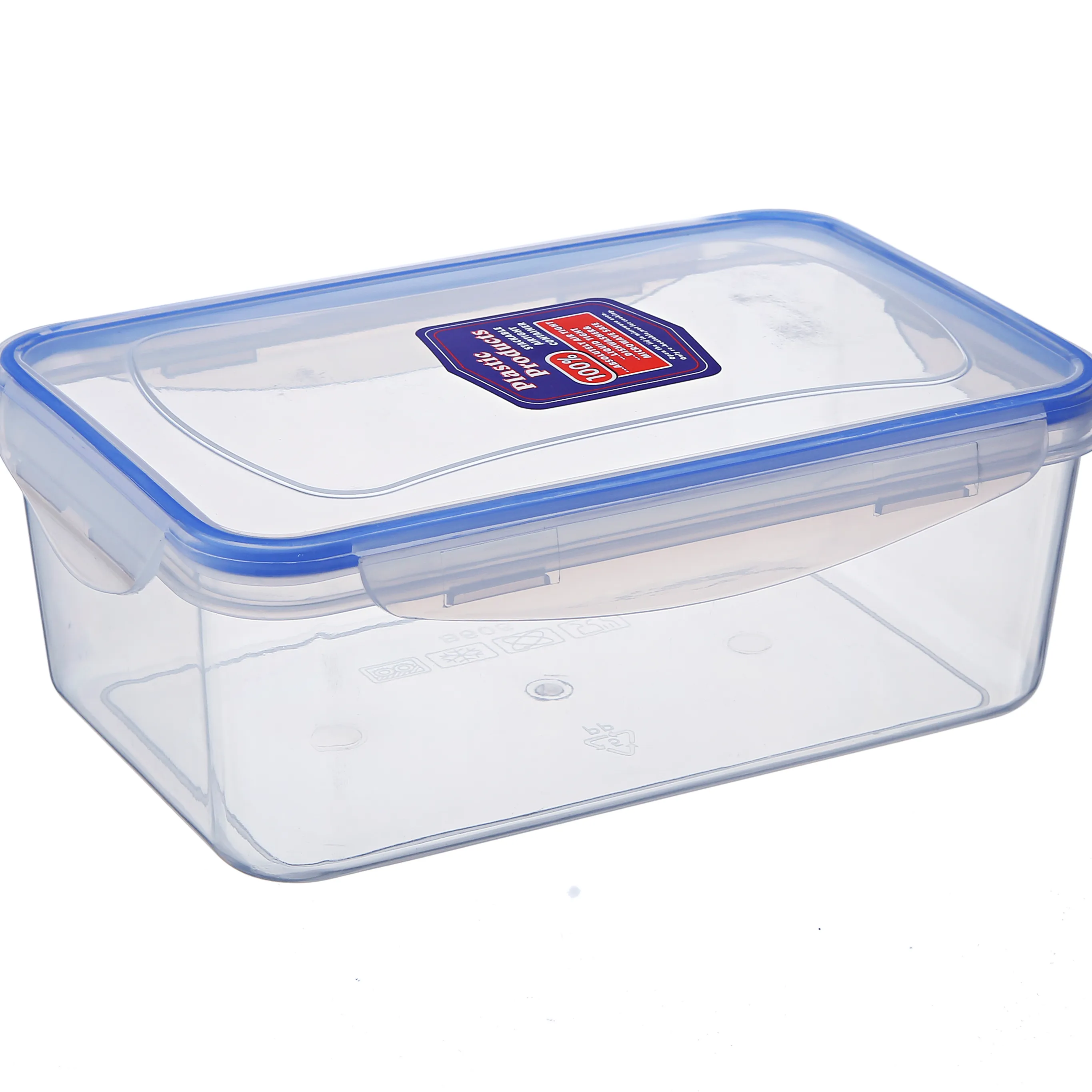 Einfach zu öffnende transparente BPA-freie wieder verwendbare Müsli-Snack-Food-Box Luftdichter Aufbewahrung behälter aus Kunststoff