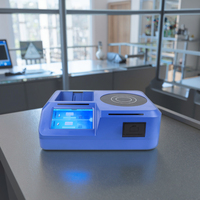 Détecteur de liquides dangereux MCD en ABS, de table, durable, haute précision, plage de température -10~55°C, 5+ niveaux de protection