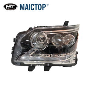 MAICTOP partes del cuerpo de la linterna del coche LED <span class=keywords><strong>faro</strong></span> para gx460 gx450 gx400 2014, 2015, 2016, 2017 negro edición - Product Image 2