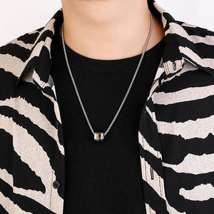 Collier pendentif tendance en acier inoxydable 316L sur mesure, bijoux fins, collier pour homme - Product Image 6