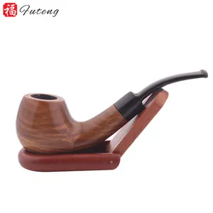 Futeng New Design Smoking Shop Supplies Green Wood Sandalwood High Quality Tobacco Pipe