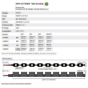 Lámpara de Pared LED Moderna para Exteriores, RGBW, IP67, Impermeable, 36W, 2700k-5000k, Tira de Luz LED para Pared, SMD3030 - Product Image 6