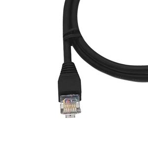 Cabo de Rede <span class=keywords><strong>RJ45</strong></span> para Terminal RS485, Cabo de Porta de Rede com 8 Fios, Conversor de Frequência com Cabeça de Cristal, Cabo de Rede com Porta 232 - Product Image 3