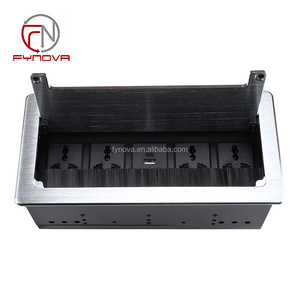 Cepillo de enchufe para muebles oculto, toma de corriente Universal, puerto de escritorio, cepillo, caja de conectividad abatible, enchufe para Reino Unido/EE. UU./UE - Product Image 2