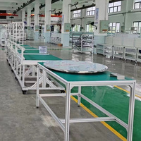 Table de travail industrielle lourde Ateliers en aluminium Établi de profil d'extrusion en aluminium