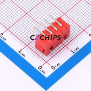 W2542100-4PR2123 Wire-to-Board Pin Header Bent Lead Through Hole,P=2.5mm Connector 1x4P 2.5mm Right Angle Insert XH - Product Image 2