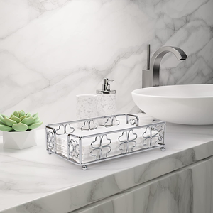 September Bán Nhà Máy Cung Cấp Xe Sun Visor Nhà Bếp Sang Trọng Chrome Mô Lớn Giấy Chủ Nhà Bếp Giấy Cuộn Hộp Rõ Ràng Chủ - Product Image 4