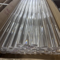 Barres de quartz optique personnalisables avec une pureté de 99,99 % de SiO2, forme cylindrique, pour applications semi-conductrices