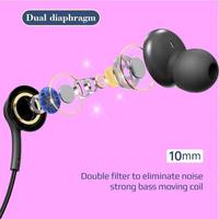 Vente chaude en gros AKG Type-C Filaire Écouteurs Nylon Casque Antibruit Mains Libres dans l'oreille Écouteur avec micro pour Samsung