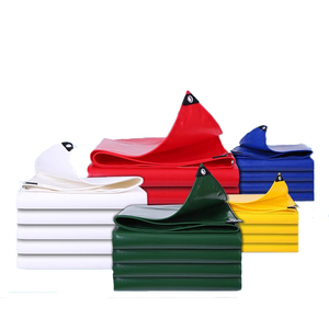 वाटरप्रूफ लौ रेटेलेंट pvc लेटेड टार्पॉलिन बुना हुआ सादा एंटीयू-यू ब्लैक आउट हेवीवेट टेंट - Product Image 6