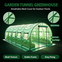 Serre d'hiver robuste en plastique pour jardinage, mini tunnel de culture pour légumes, idéale pour la maison et le jardin, étanche