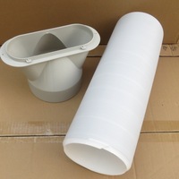 Tuyau d'évacuation flexible et rétractable en PP pour climatiseur mobile transfrontalier, 15 cm/130 mm, modèle 260727-08, accessoire Zhejiang