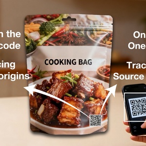 Bolsa de Embalaje de Alimentos Personalizada con Código QR, Bolsa Retornable Resistente a Altas Temperaturas para Carne de Cerdo Estofada - Product Image 6