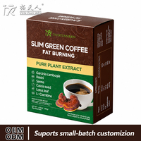 Café minceur, extrait de Ganoderma, café instantané pour amincir le corps, formule de complément alimentaire à base de plantes, boisson santé, café