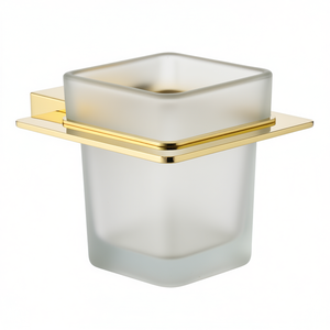 Soporte para cepillos de dientes Maela Line, latón cromado, 14 cm de largo, 10 cm de ancho, 17,5 cm de altura, accesorio para baño - Product Image 3