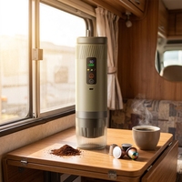 Nouvelle arrivée : Bol à café 3-en-1, machine à expresso portable de voyage avec tasse, machine à café à capsules compacte rechargeable