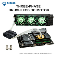 Bloque de Refrigeración Líquida OCOCOO para GPU, Cubierta Completa, Parte Superior de Acrílico, Base de Cobre para Tarjeta Gráfica RTX 4090, Venta al Por Mayor