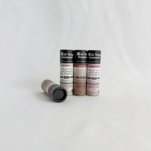 Emballage en papier recyclable de tube de cylindre personnalisé de haute qualité pour brillant à lèvres et élégant pour les cosmétiques et les aliments - Product Image 5