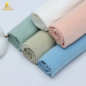 Tissu en jersey simple extensible en coton pur respirant et doux avec 5% d'élasthanne pour vêtements de bébé, t-shirts, vêtements de nuit et sous-vêtements - Product Image 6