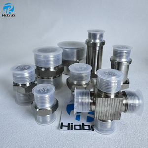 Adaptateur hydraulique d'approvisionnement d'usine avancé Bsp bonne qualité raccords de tuyauterie de Tube de tuyau hydraulique modèle Hiabrub052 - Product Image 1