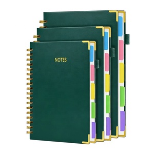 Caderno Diário de Leitura com Capa Dura de Couro Personalizada para Atacado, com Páginas Pontilhadas e Índice - Product Image 3