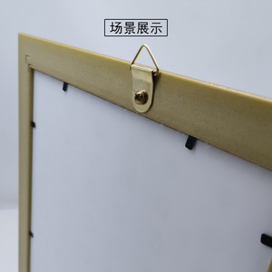Stainless Steel Triangular Eye Slip <b>Hooks</b> For Photo Frames And Wall Hangings Silver Gold Finish - Product Image 5