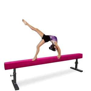 <span class=keywords><strong>Poutre</strong></span> d'équilibre pliante de gymnastique à domicile planche de Yoga de levage détachable <span class=keywords><strong>bois</strong></span> <span class=keywords><strong>imitation</strong></span> <span class=keywords><strong>bois</strong></span> de cerf cuir fitness complet - Product Image 2