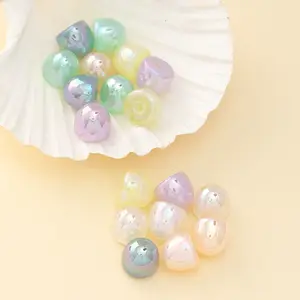 Großhandel günstigen Preis 15mm Kunststoff bunte handgemachte Bisuteria Materialien Perle lose Perlen für Schmuck Armband Schlüssel bund Herstellung