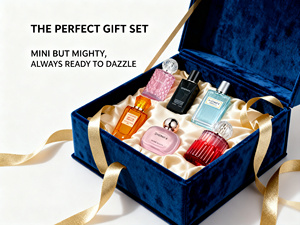 <span class=keywords><strong>Coffret</strong></span> Cadeau <span class=keywords><strong>de</strong></span> Mini Parfums <span class=keywords><strong>de</strong></span> Luxe Populaire <span class=keywords><strong>pour</strong></span> Femmes et Hommes – Échantillons Écologiques Eau <span class=keywords><strong>de</strong></span> <span class=keywords><strong>Parfum</strong></span> Longue Durée - Product Image 1