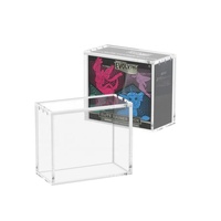 Boîte de protection UV en acrylique avec couvercle magnétique