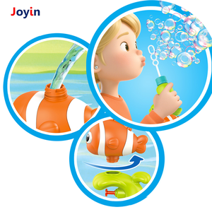 ปืนฉีดน้ำปลาขนาดเล็กแบบ2ใน1ไม้กายสิทธิ์ของเล่นมหาสมุทรสเปรย์และฟองสบู่สนุกสำหรับเด็กเกมชายหาดกลางแจ้งและการเล่นในฤดูร้อน - Product Image 5