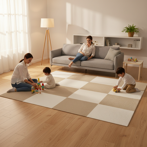 Dalles de moquette autocollantes en polyester, ignifuges, insonorisantes, rembourrées, réversibles, lavables, antidérapantes, écologiques, pour la maison et le <span class=keywords><strong>golf</strong></span> - Product Image 2