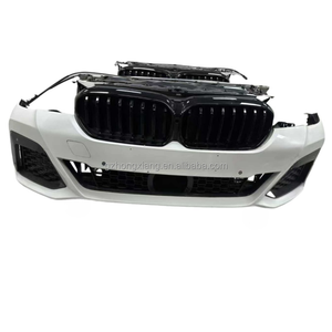 กระจังหน้ากระจายความร้อนสำหรับ BMW 5ซีรีส์ G30 G38สปอร์ตรุ่น520 525 528ใหม่ ABS กระจังหน้าตัวกระจายความร้อนสุทธิกันชนรวมศูนย์พัดลมอิเล็กทรอนิกส์ - Product Image 2