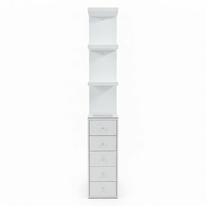 <span class=keywords><strong>Torre</strong></span> Glam de 5 Cajones con Estante LED y Gancho para Joyas, para Colocar Junto a la Mesa de Maquillaje, para Sala de Estar o Dormitorio, Muebles de Lujo OEM para Minoristas - Product Image 6