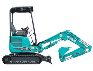 Excavadora de cadenas usada Kobelco SK17 en venta, motor japonés de segunda mano SK17SR con orugas de goma - Product Image 1