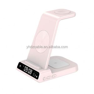 3-in-1 Wireless Magnetic Charger <b>Clock</b> Multi-function Phone Charging Station Fast Charging Universal for Headset Watch - Product Image 3
