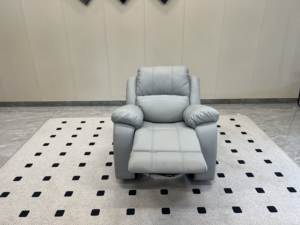 Fauteuil inclinable électrique manuel avec cadre en bois, design pliable, construction écologique et durable pour salon et chambre à coucher - Product Image 4