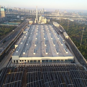 Large Span Prefabricated Space Truss Roof Warehouse, Column-Free Natural Skylight Space <b>Frame</b> Industrial Building for Logistics - Product Image 1
