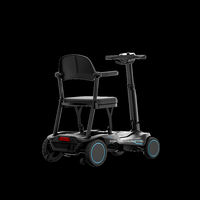 Conception pliable en 1 seconde, plié, il devient compact au point de s'adapter facilement au coffre d'une voiture - Scooter de mobilité - BZ-KLO01