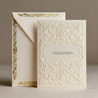 Ensemble de cartes de remerciement pliables en papier d'art de luxe personnalisées avec impression offset, enveloppes et autocollants, marque YOHO, vente en gros