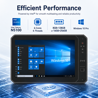 Tablet Industrial de 10' con Intel N5100, 8GB+256GB, Windows 10, Pantalla de Alto Brillo de 550nits, Batería de Larga Duración de 3500mAh