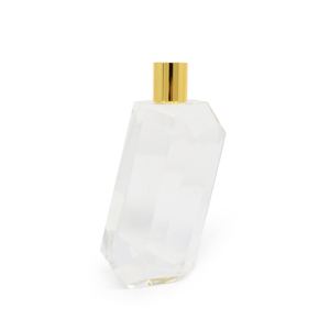 HMS 7 \ "Geo sfaccettato tavolo da tavolo a forma di candela trasparente e oro eleganti portacandele barattoli di candela - Product Image 4