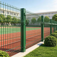 Valla Soldada en 3D con Recubrimiento de PVC, Diámetro de Alambre Personalizado, OEM ODM, para Parques Infantiles, Escuelas, Jardines, Barrera de Seguridad